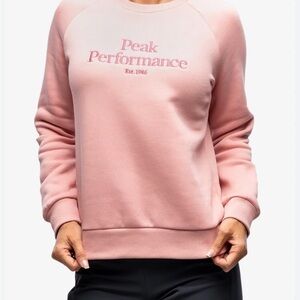 Peak Performance Blush Pink Women's Crew neck size small